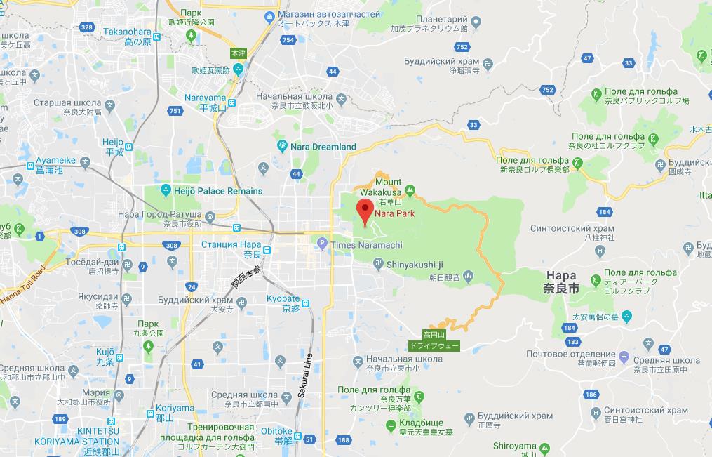 Где живет нара. План города Нара. Город Нара на карте. Город Нара Япония на карте. Парк Нара.